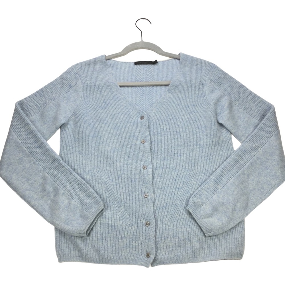 Raffi Cashmere Ribbed knit Cardigan, S